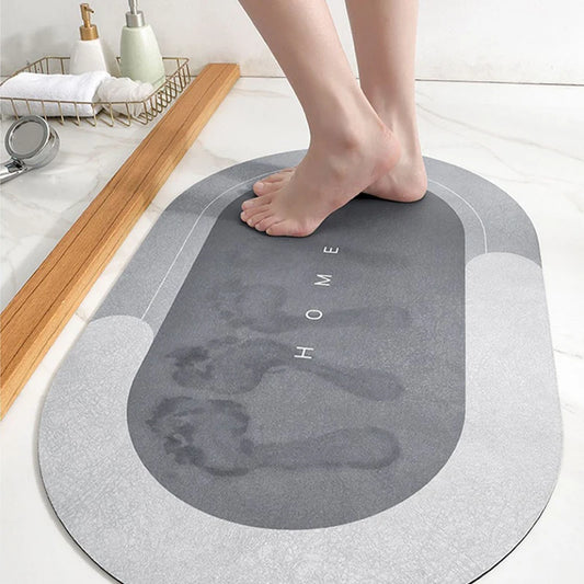 Schnell trocknende Steinmatte – rutschfest & hygienisch (40 × 60 cm)